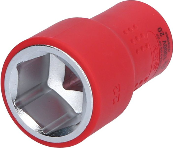 KS Tools geïsoleerde dopsleutel 1/2", 22 mm, 118.1222