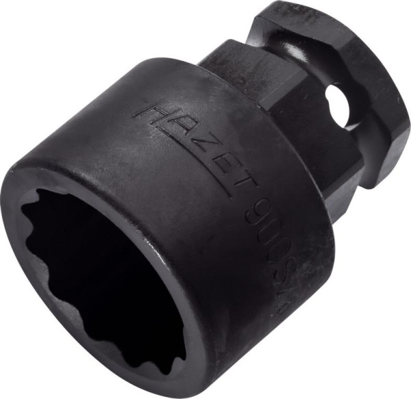 Hazet impact, machine schroevendraaierdop, dubbel zeskant, hol vierkant 12,5 mm, buitenzeskant 24 mm, 24 mm, 900SZ6-24