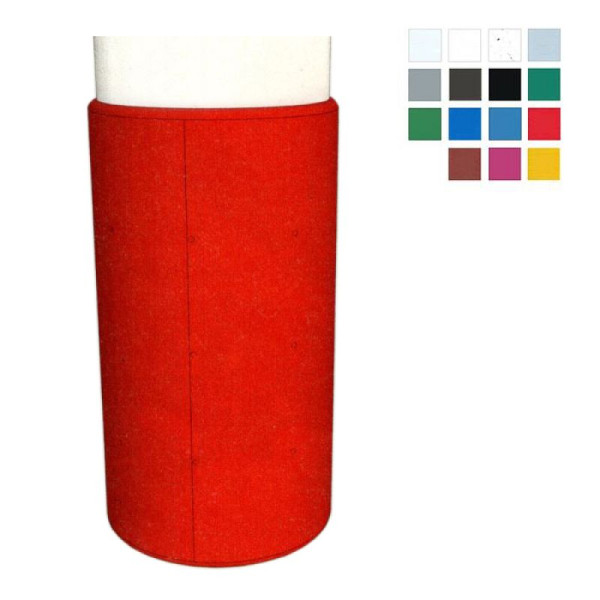 Stone HGS kolombeschermingsprofiel -Defender R20- voor ronde kolommen, kolomdiameter 600 mm, hoogte 200 mm, graniet (licht), verzonken gaten, eenvoudig (zichtbaar), 38056-1702