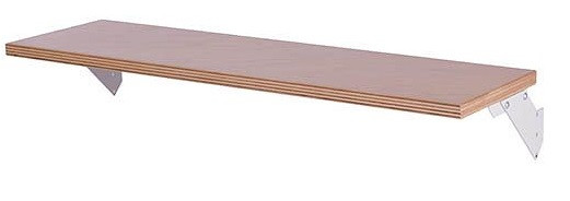 Bedrunka + Hirth houten plank, breedte 1250 mm, montage tussen staanders, 07.8912.350