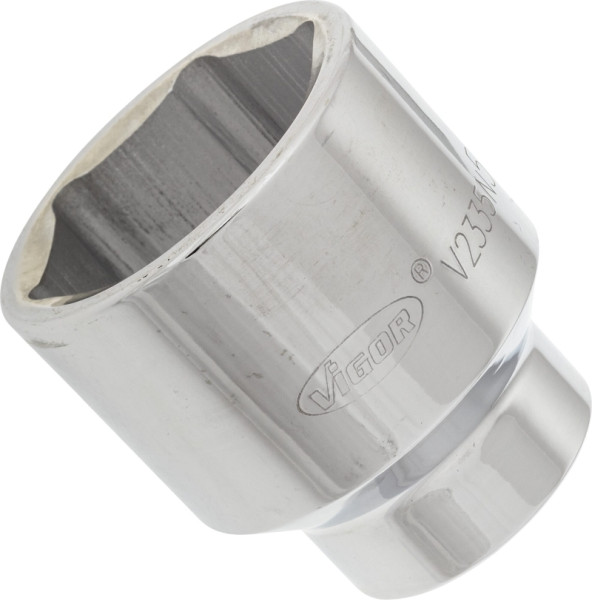VIGOR dopsleutelinzet, hol vierkant 20 mm (3/4 inch), buitenzeskantprofiel, 50 mm, V2335N