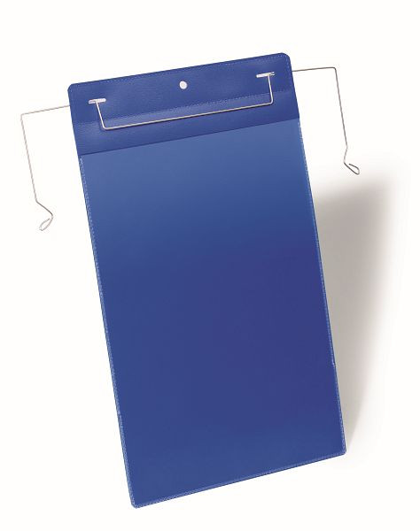 DURABLE draadhangertas A4 staand, donkerblauw, verpakking van 50, 175307