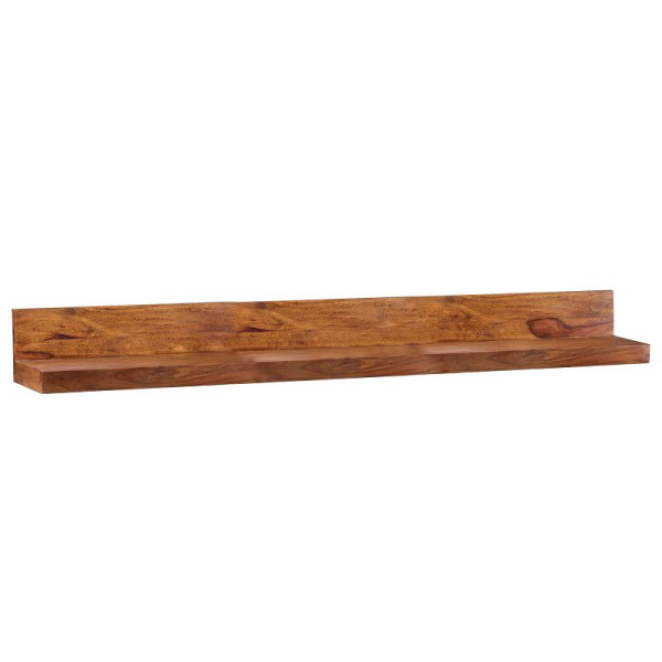 Wohnling wandplank MUMBAI massief sheeshamhout 160 cm, landhuisstijl, echt hout, natuurlijk product, WL1.580