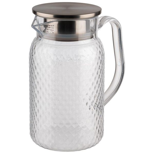 APS sap-/waterkan in transparant Ø 10 cm, hoogte: 19 cm, 1 liter, 10692