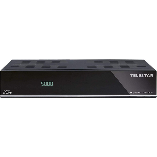 TELESTAR DIGINOVA 25 smart met Smart Voice Kit, Full HD-ontvanger, DVB-S2, DVB-T2, DVB-C, Alexa, PVR Ready, HDMI, USB, CI+, 5310525/5400158