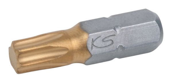 KS Tools 1/4" TIN-bit Torx, 25 mm, T10, 5 stuks, 911.3651