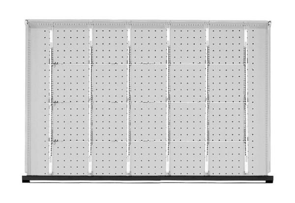 ANKE ladescheidingsset; voor lade 930 x 540 mm (BxD); 1/5 divisie
