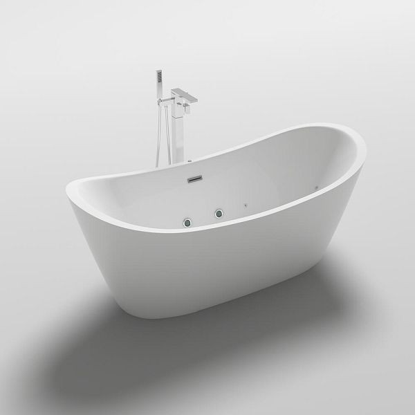 HOME DELUXE Vrijstaand bubbelbad OVALO PLUS, 9882