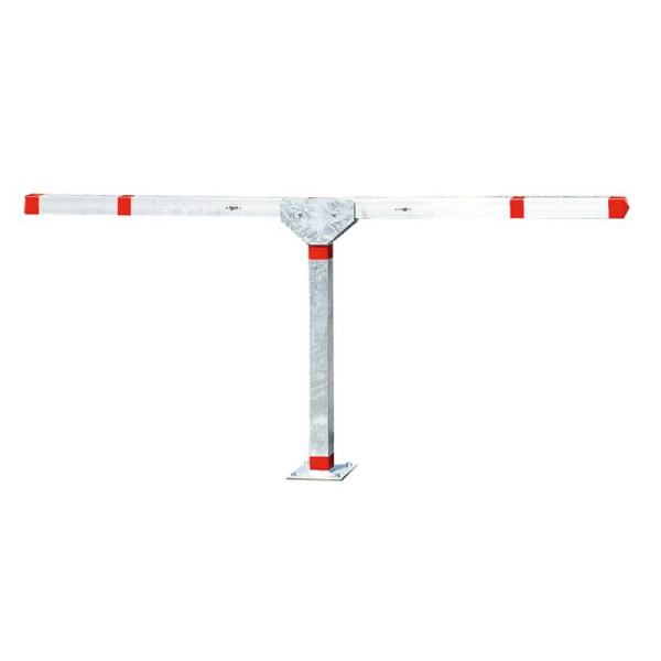 Stone HGS slagboom -Acero dubbele arm- 70x70 mm van aluminium, voor pluggen, 13566