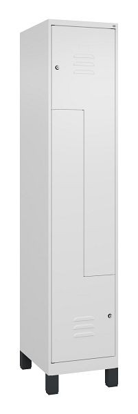 C+P Z-Spind Classic PLUS, C Z-Spind, Classic PLUS, voeten, 2 compartimenten, 1950x400x500mm, 9016/9016, cilindersloten, 080013-122 S10029