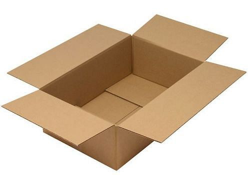 TransPak golfkartonnen vouwdoos 1-wandig, binnenmaat 600 x 400 x 200 mm, kwaliteit 1.30C, VE 25 stuks, 299308