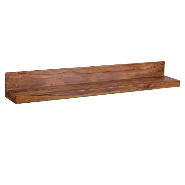 Wohnling wandplank MUMBAI massief sheeshamhout 140 cm, landhuisstijl, echt hout, natuurlijk product, WL1.578