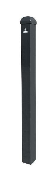 Schake slagboompaal type 4730ZB afneembaar met profielcilinderslot, drie sleutels, RAL 7016, 4730ZB
