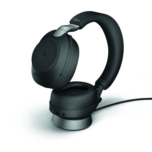 Jabra Evolve2 85 Microsoft Softphone Stereo Base Zwart, USB-C, 28599-999-889