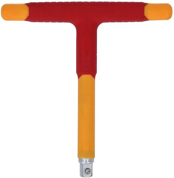 KS Tools 1/2" T-greep dopsleutel met beschermende isolatie, 200 mm, 117.5340