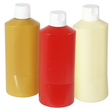 Contacto knijpfles 0,6 l, oker, 1465/064