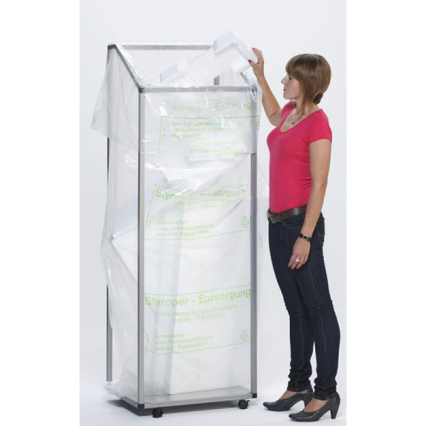 Stein HGS HGS vuilniszakkenstandaard -Cubo Aurelio-, 1000 liter / 1835 mm, geel, 17051