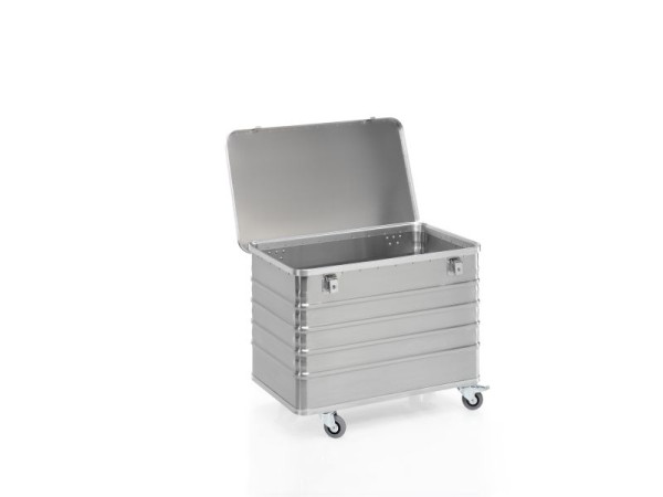Gmöhling Transportwagen mit Deckel + Schlösser G®-TRANS D 3008 / 330 I, Aluminium, 220300847