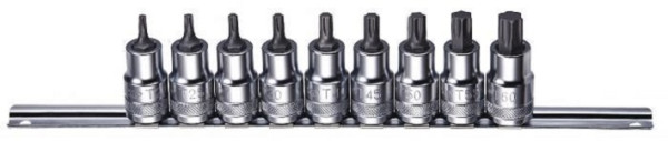 Boxo 1/2" TX bit doppenset 9 delig, B-T1209R