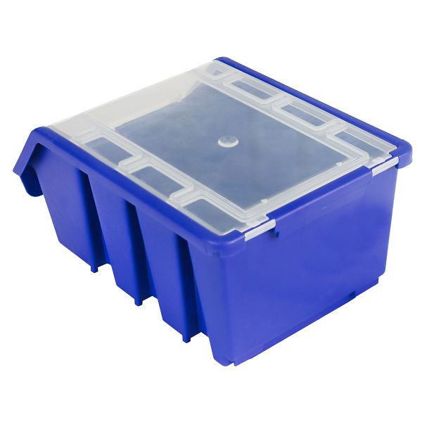 ADB zichtbare opbergdoos met deksel, maat 2, blauw, 23412
