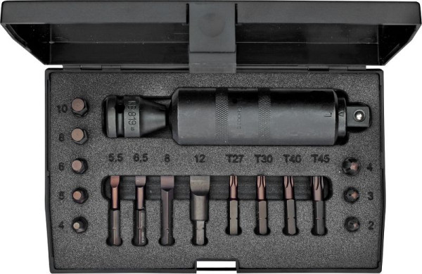 GEDORE schroefverwijderaarset 1/2", 18-delig, 6654600