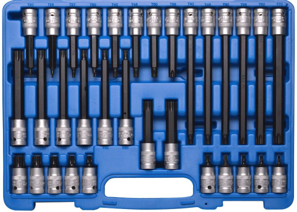 SW stalen schroevendraaierbits, 1/2", T-profiel, T20-T70, 32 stuks, 04423L