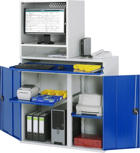 RAU computerkast - model 65, B1100 x D520 x H1060 mm, 07-1100T-M65-MG5.11