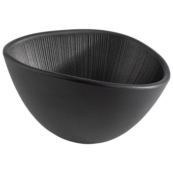APS kom -NERO-, 14,5 x 12,5 x 8 cm, melamine, zwart, 0,3 liter, 85092
