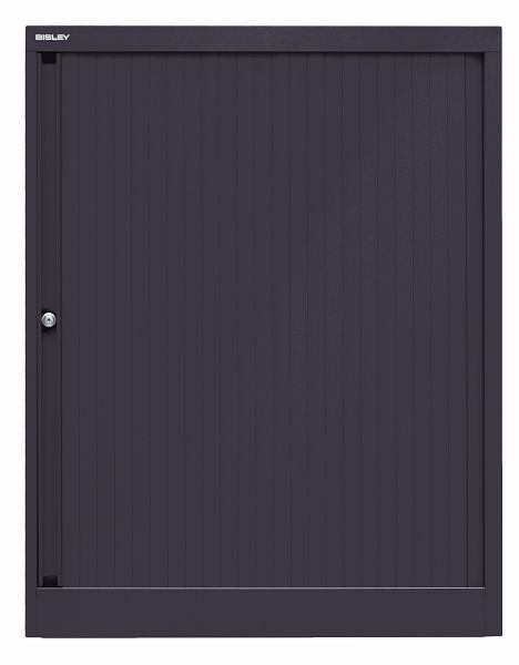 Bisley rolluikkast EuroTambour, 2 planken, 2,5 OH, rolluik zwart, body zwart, ET408102S5633