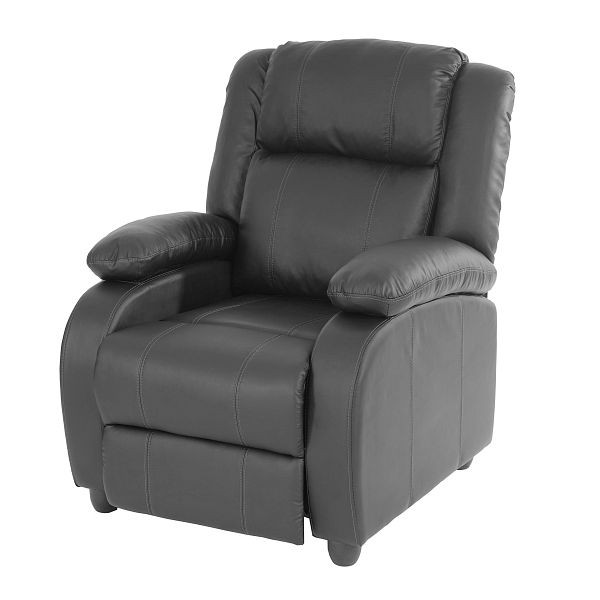 Mendler TV fauteuil fauteuil fauteuil fauteuil Lincoln, kunstleer, zwart, 31576