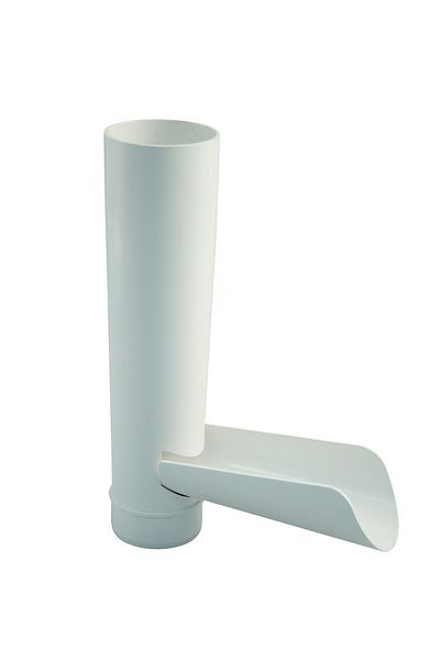 Marley waterafvoerklep, DN 53 wit, 082424