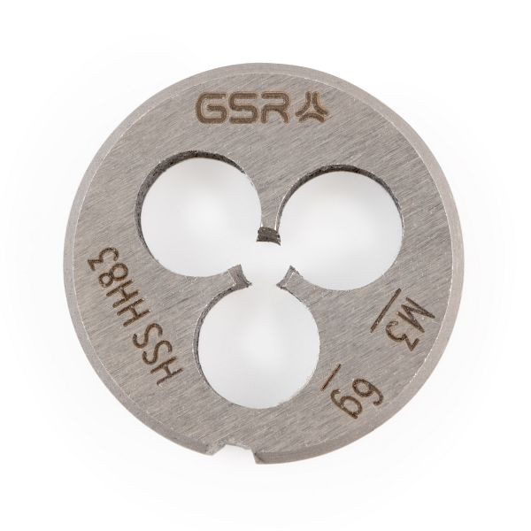 GSR-matrijs DIN EN 22568 (DIN 223) metrische draad rechts HSS M 1, 00402010