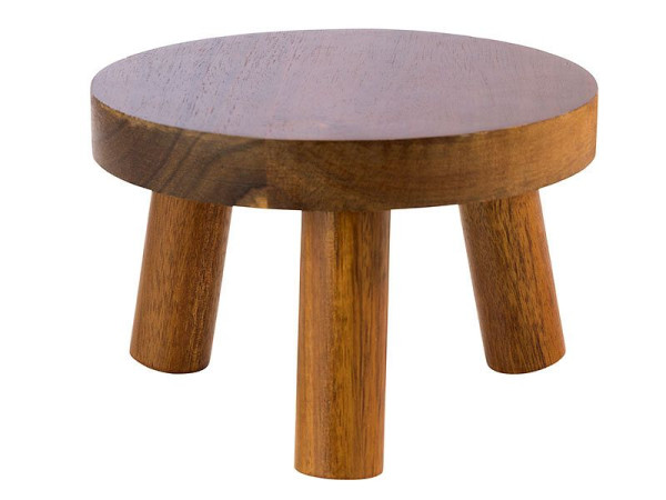 APS buffetstandaard, Ø 15 cm, hoogte: 10 cm, acaciahout, 33255