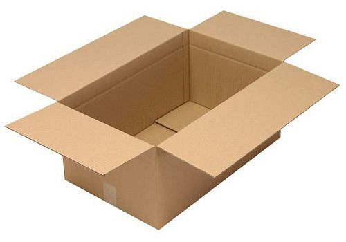 TransPak golfkartonnen vouwdoos 1-wandig, binnenmaat 610 x 380 x 280 mm, kwaliteit 1.30C, VE 25 stuks, 299313