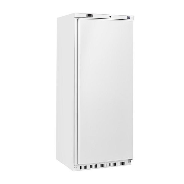 Gastro-Inox wit ABS 600 liter koelkast statische koeling met ventilator, Gastronorm 2/1, 201.006