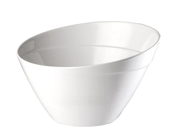 APS schaal -BALANCE-, Ø 30 cm, hoogte: 19,5 cm, melamine, wit, 5 liter, met antislipvoetjes, 84043
