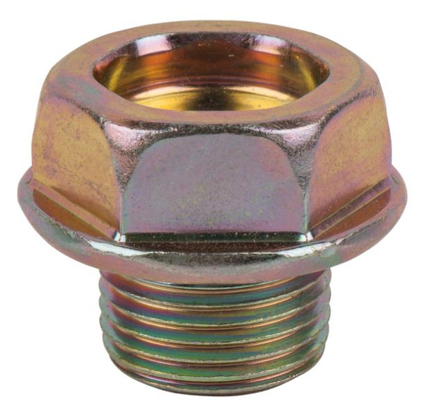 KS Tools olieaftapschroef, buitenzeskant 24 mm, M18x1,5x11,5 mm, verpakking van 10, 430.1018