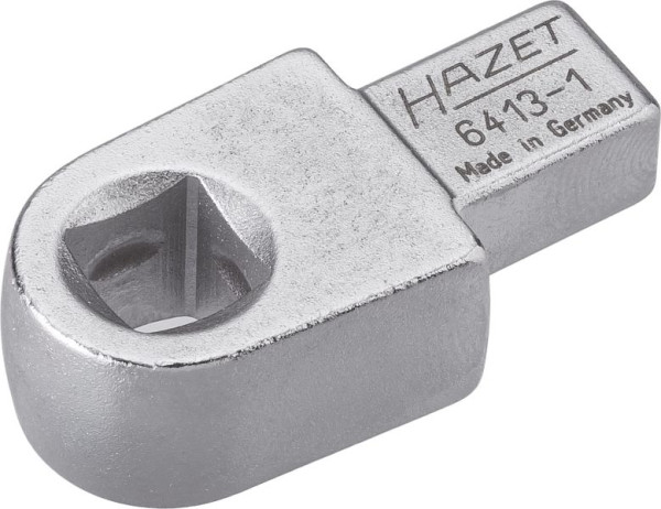 Hazet insteekvierkanthouder, inlegvierkant 9 x 12 mm, hol vierkant 10 mm (3/8 inch), 6413-1