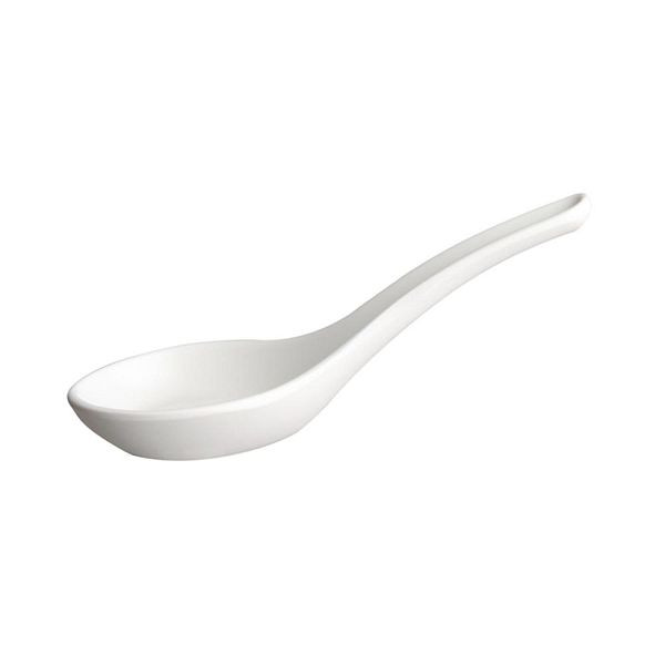 APS hapjeslepel -FRIENDLY-13,5 x 4,5 cm, hoogte: 4,5 cm PET, wit, verpakking van 12, 79010