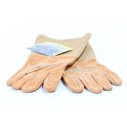ELMAG 5-vingerlashandschoenen WELDAS 10-1003 XL, TIG/TIG van volnerf varkensleer, lengte: 35 cm, maat 9,5 (1 paar), 59135