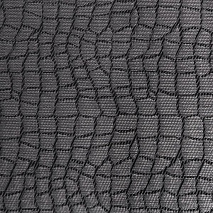 APS placemat, 45 x 33 cm, PVC, fijn lint, kleur: mozaïek - zwart, grijs, VE 6, 60509