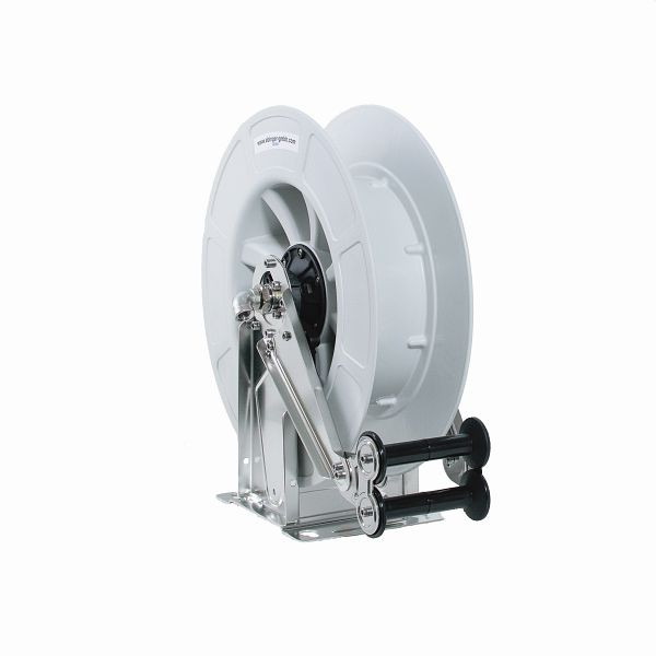 Ebinger slanghaspel OSK 400, perslucht, frame en as RVS, trommel ABS, zonder slang, 3.404.100