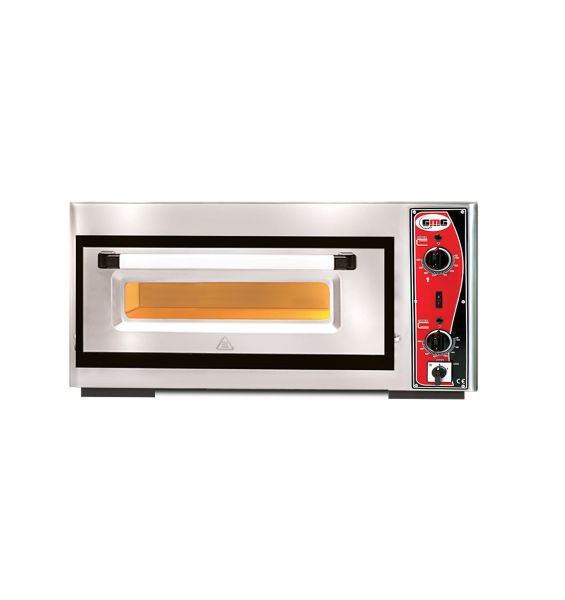 GMG pizzaoven Classic PF4040 E elektrisch - 1x Ø 39cm, 3,5 kW, 230V - RVS 1 bakkamer met 18cm hoogte, PF4040E18