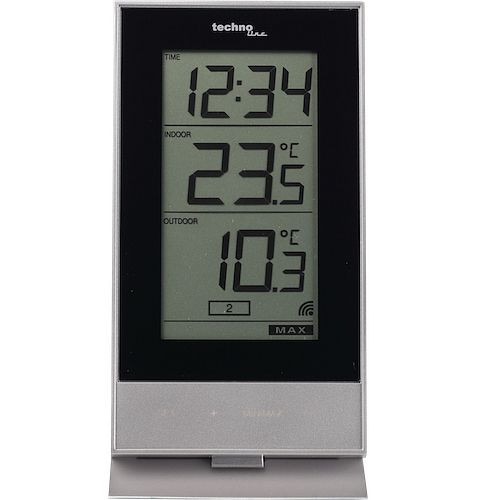 Technoline temperatuurstation, afmetingen: 85 x 166 x 56 mm, WS 9900