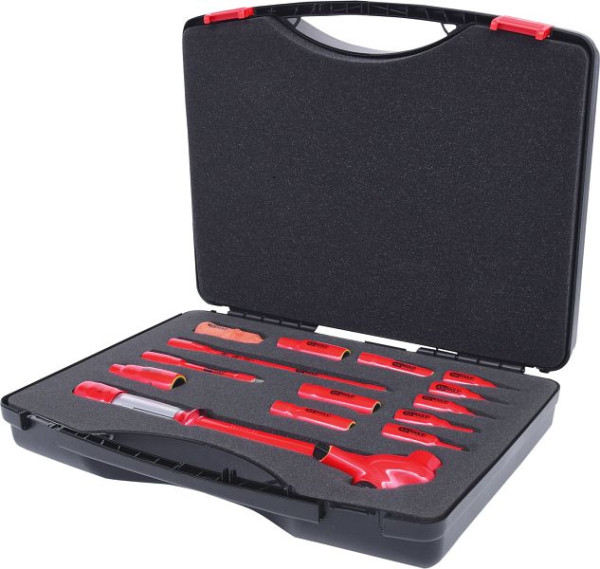 KS Tools 3/8" dopsleutelset met geïsoleerd gereedschap, 14-delig, 117.1881