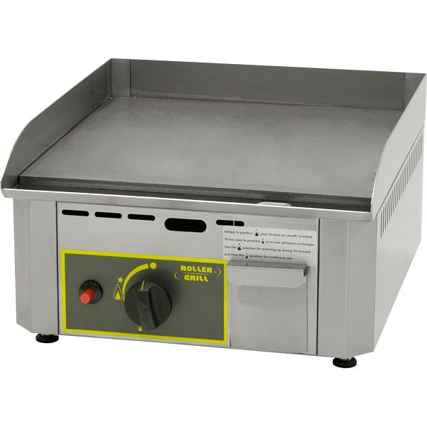 Stalgast gas grillplaat, een verwarmingszone, afmetingen 420 x 450 x 190 mm (BxDxH), KE1502032