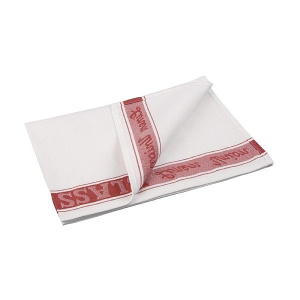 Vogue glasdoek rood, E910