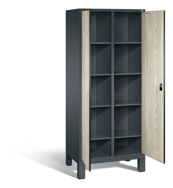 C+P washok Evolo, H1850xW810xD500mm, kleur: antracietgrijs / Sen ash decor, 48012-22B S10040