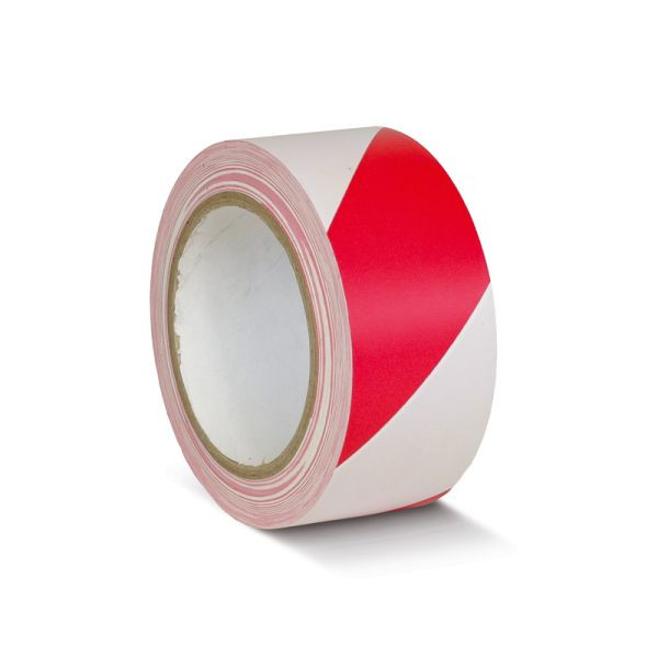 Mehlhose vloermarkeringstape standaard rood/wit 50mmx33m, KMSY05033