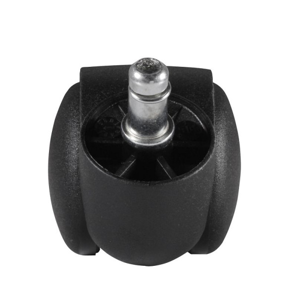 Amstyle set van 5 wielen voor bureaustoel zwarte pen 11 mm / diameter 50 mm, SPM1.910